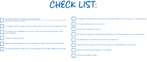 spyder displays check list for large format printing 